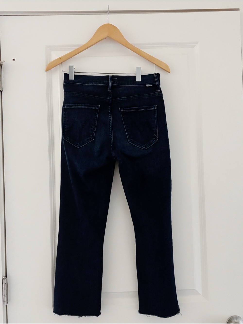 Mother Denim The Insider Crop Step Fray High Rise Night Tripper - Picture 3 of 10